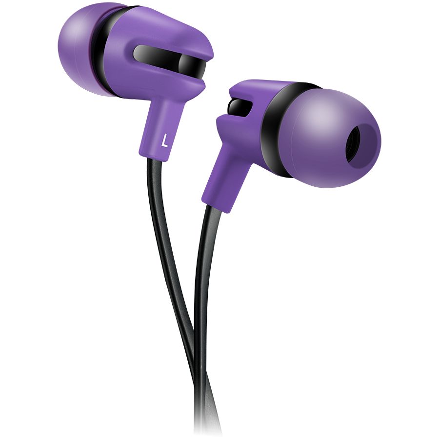 CANYON SEP-4 Stereo earphone with microphone, 1.2m flat cable, Purple, 22*12*12mm, 0.013kg_1