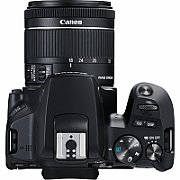 Camera foto Canon DSLR EOS 250D + 18-55 IS STM kit, Black, 24.1MP, Dual Pixel CMOS, LCD 3  rabatabil, DIGIC 8, ISO Auto (100-25600), filmare 4K 25 fps, Full HD 50fps,compatibil SD, SDHC, SDXC (UHS Speed Class 1 compatible) Interfata: HDMI mini,WI-FI, Bluetooth, acumulator Li-ion LP-E17, Culoare