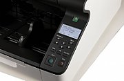 Scanner Canon DR-G2110, dimensiune A3, tip sheetfed, viteza scanare: 110ppm alb-negru si color, duplex, omitere pagini goale, rezolutie optica 600dpi, rezolutie hardware 600x600dpi, ADF 500 coli, senzor CIS, software: Driver ISIS, driver TWAIN (32/64 de biţi), driver WIA, driver Kofax VRS