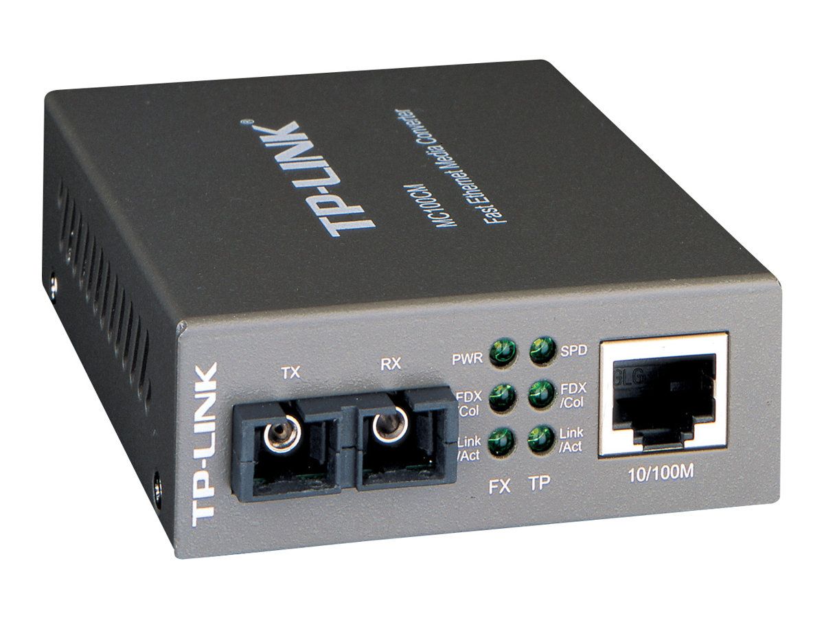 TP-LINK MC100CM Media Converter 100TX/100FX MM SC 2km_1