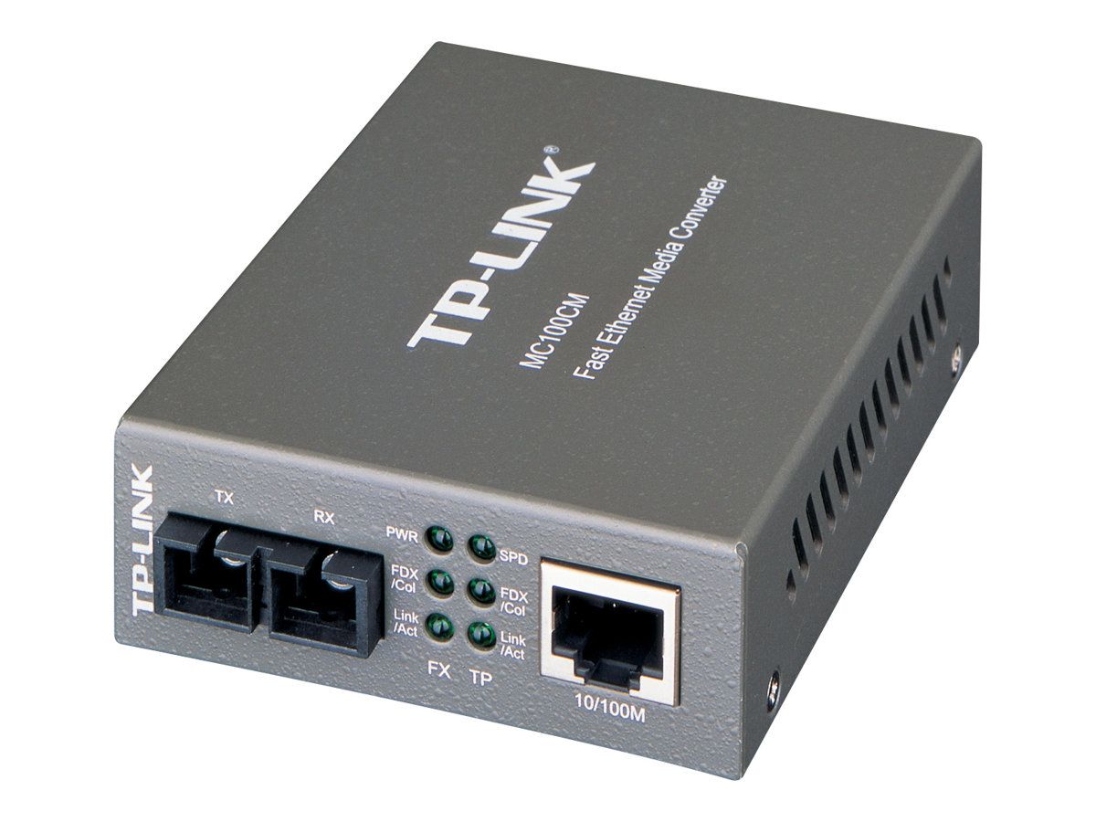 TP-LINK MC100CM Media Converter 100TX/100FX MM SC 2km_2