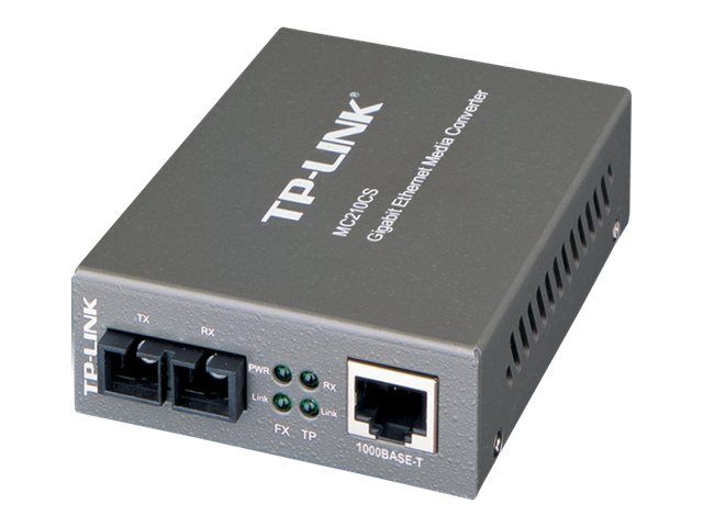 Switch media convertor TP-Link, 2 porturi (1x1000Mbps SC, 1x10/100/1000 Mbps (RJ-45)), 1000Base-T to 1000Base-LX/LH (SC), Single-Mode, 15Km, montabil in sasiu_1