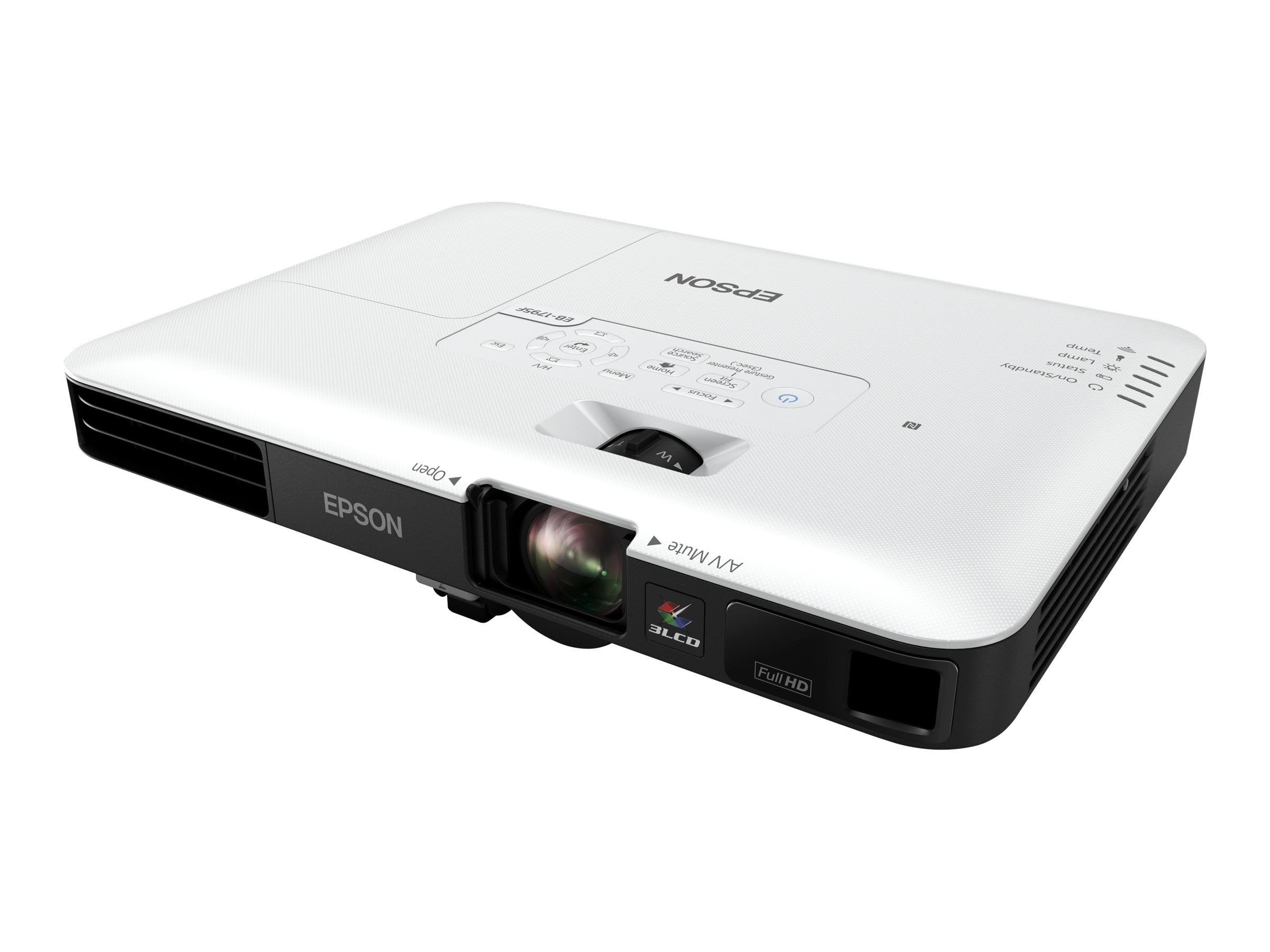 Videoproiector Epson EB-1795F, 1920 x 1080 pixeli, 16:9, 3200 lm, 3LCD, 4000 h, Wi-Fi, Alb