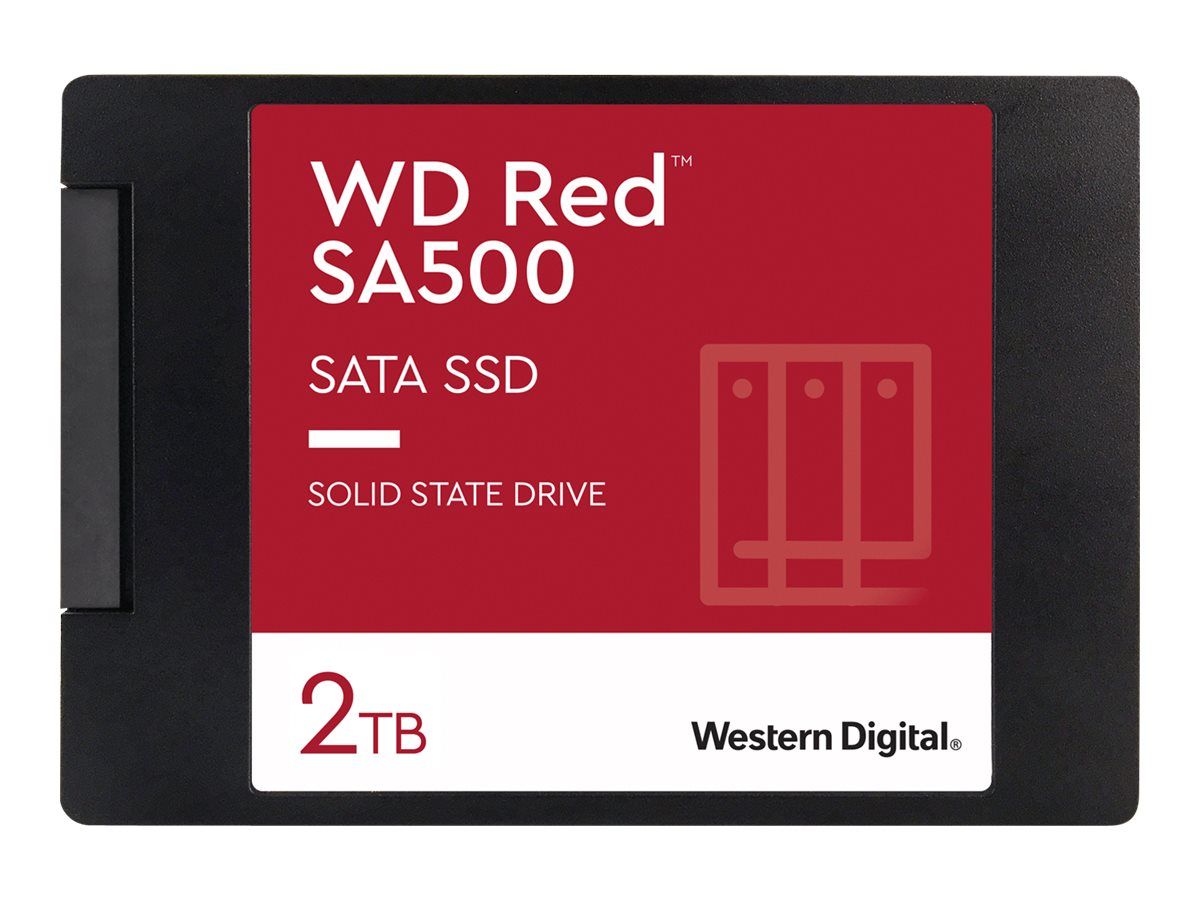 WD SSD 2.5 2TB Red / NAS 24x7 /SATA3 (Di);Disques durs et SSD;DD SSD DVD STR|Disques durs et SSD;60 mois garantie retour constructeur;WD SSD 2.5 2T..._1