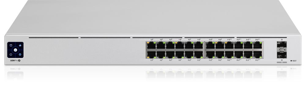 Switch Ubiquity USW-PRO-24-POE, 24 porturi 10 / 100 / 1000 MBs