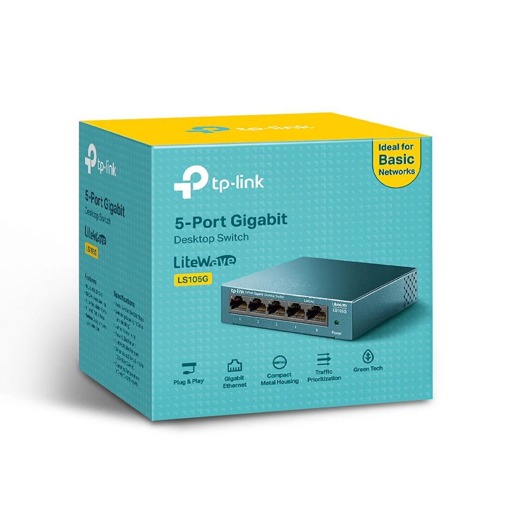Switch TP-LINK LS1005G, 5 port, 10/100/1000 Mbps_3