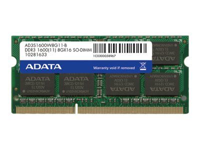 Memorie RAM notebook Adata, SODIMM, DDR3L, 8GB, CL11, 1600Mhz_1
