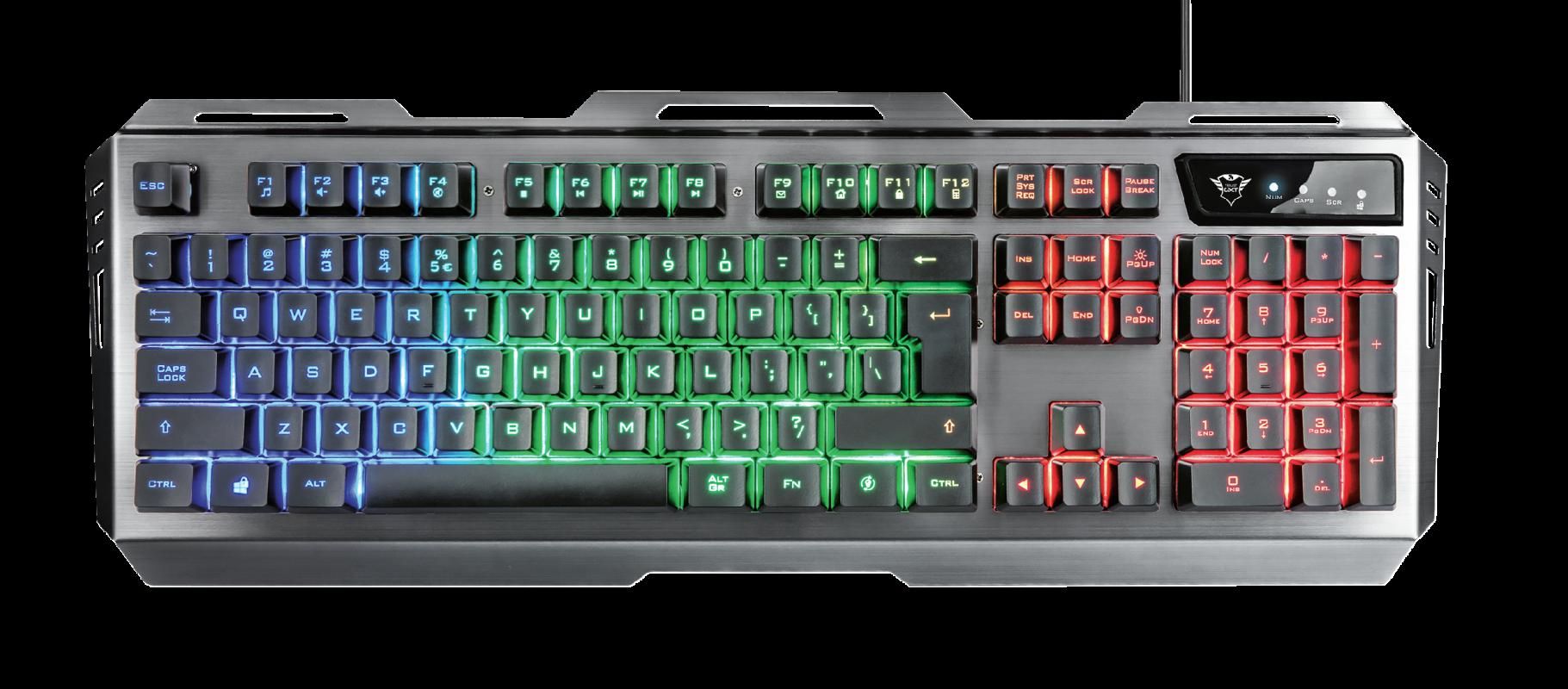 Kit Tastatura + Mouse Trust GXT 845 Tural Gaming, negru_2