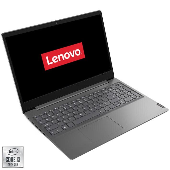 Laptop Lenovo V15 IIL 15.6 inch 1920 x 1080, Intel Core i3, 4 GB, 256GB , Intel UHD Graphics , Gri/Argintiu, Free DOS_2