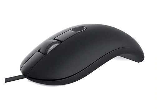 Mouse DELL MS819 Fingerprint Reader, negru