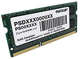 PATRIOT PSD34G1600L2S DDR3 Ultrabook SODIMM Patriot 4 GB 1600MHz CL11 1,35V_2