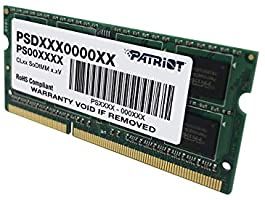 PATRIOT PSD34G1600L2S DDR3 Ultrabook SODIMM Patriot 4 GB 1600MHz CL11 1,35V_3