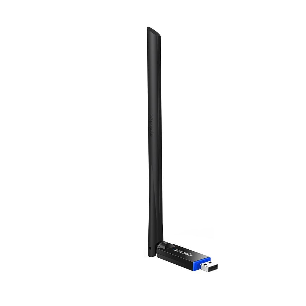 Tenda AC650 Dual-band Wireless USB Adapter, U10; Interface: USB2.0; 1* 6dBi external detachable antenna; Standard and Protocol: IEEE802.11b,IEEE 802.11g, IEEE 802.11n, IEEE 802.11a,IEEE 802.11ac, 5 GHz 433Mbps, 2.4 GHz 200Mbps._1