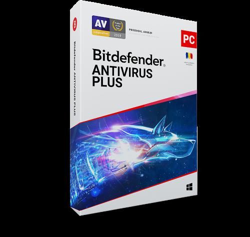 Licenta retail Bitdefender Antivirus Plus - protectie de bazapentru PC-uri Windows, valabila pentru 1 an, 3 dispozitive, new