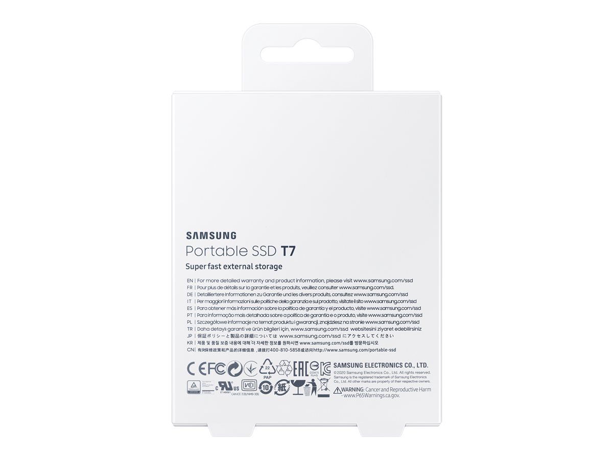 SAMSUNG Portable SSD T7 500GB extern USB 3.2 Gen 2 metallic red_2