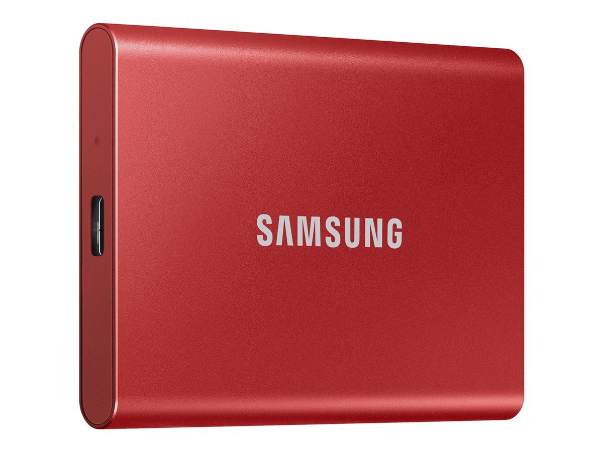 SAMSUNG Portable SSD T7 500GB extern USB 3.2 Gen 2 metallic red_11