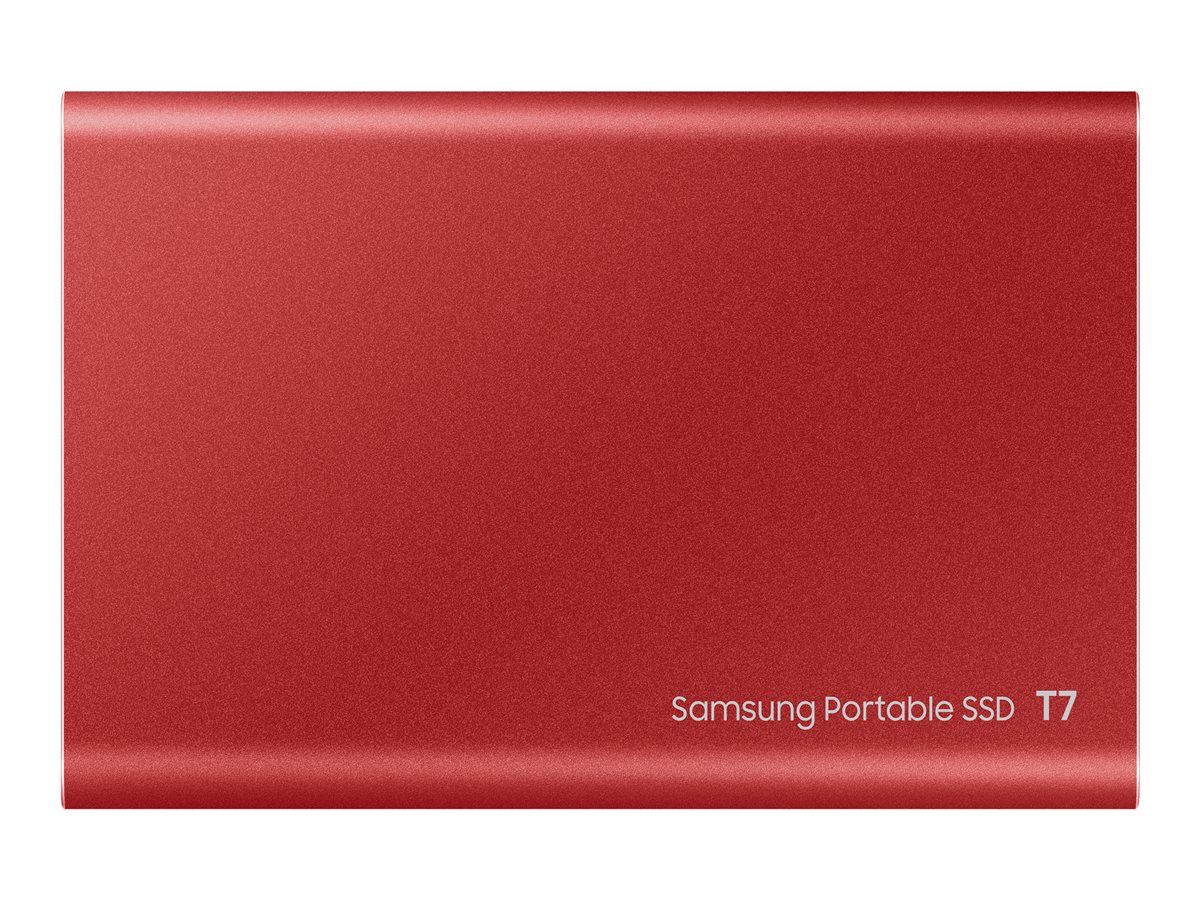 SAMSUNG Portable SSD T7 500GB extern USB 3.2 Gen 2 metallic red_6