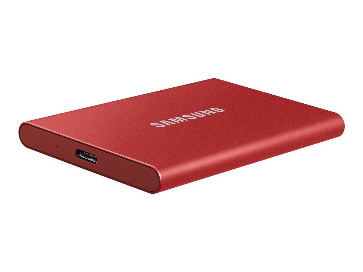 SAMSUNG Portable SSD T7 500GB extern USB 3.2 Gen 2 metallic red_10
