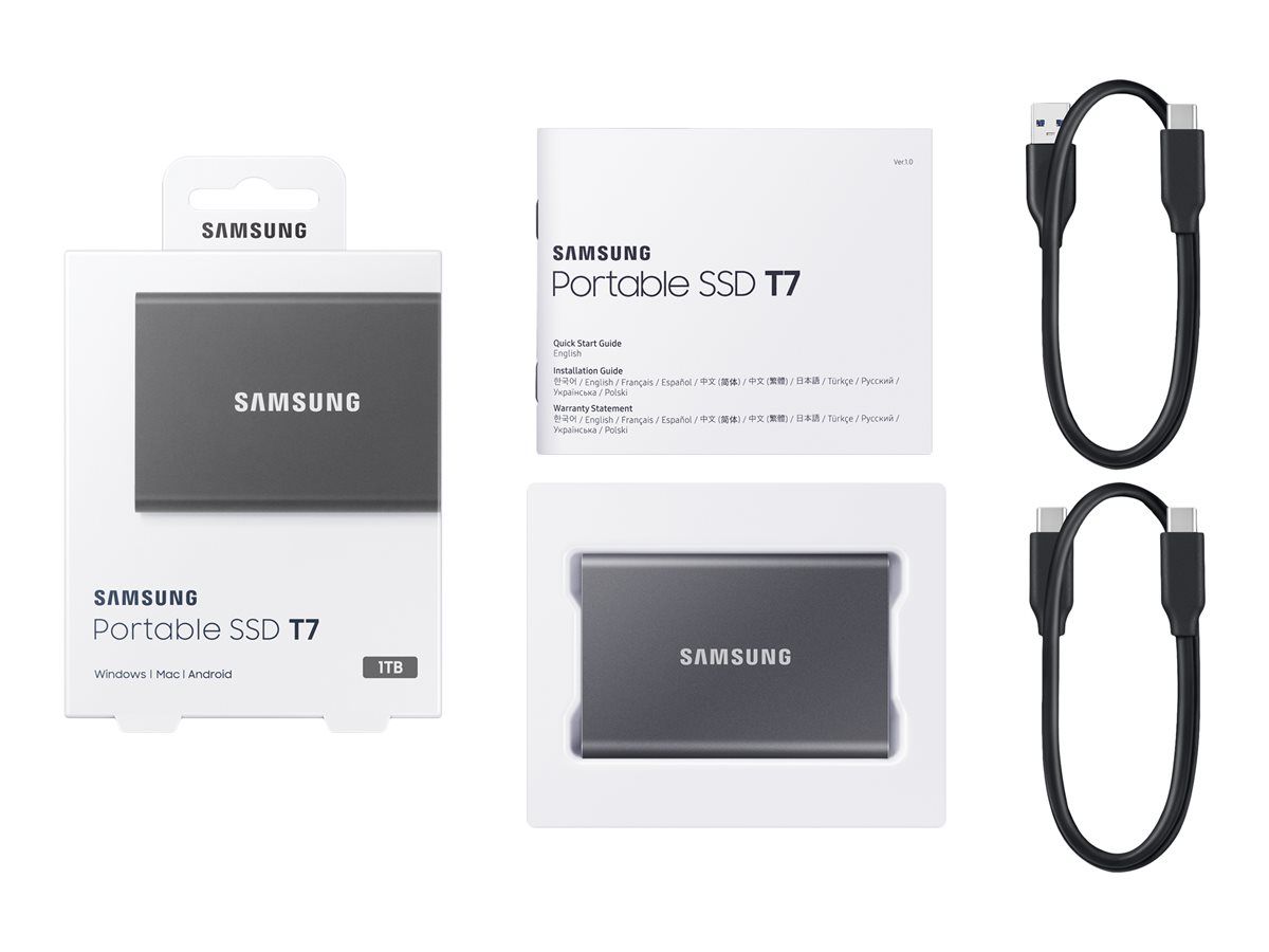 Samsung Samsung Portable SSD T7 1000 GB Grey