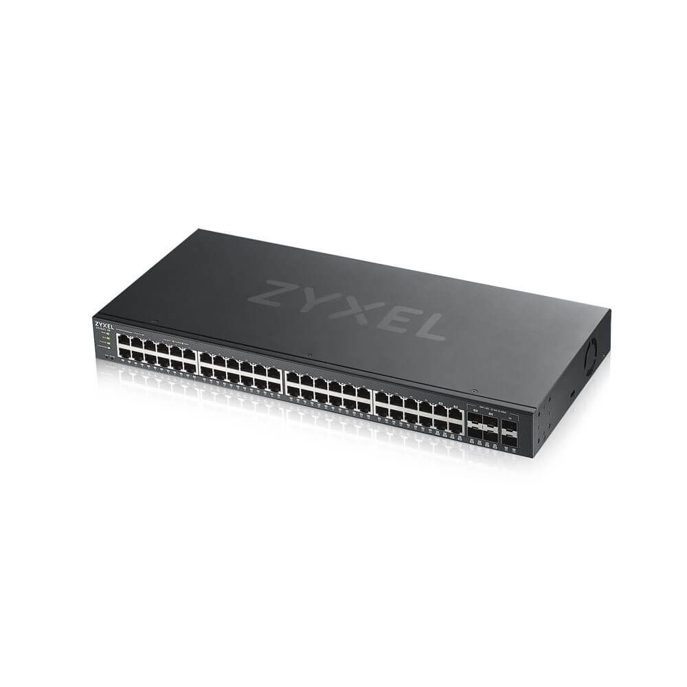 ZYXEL | GS1920-48V2-EU0101F | GS1920-48 v2 | Switch | Smart Managed | Layer 2 | Rackmount | Porturi 44 Gigabit, 4 Gigabit RJ45/SFP, 2 Gigabit SFP | Standalone/ Nebula Flex Cloud_2