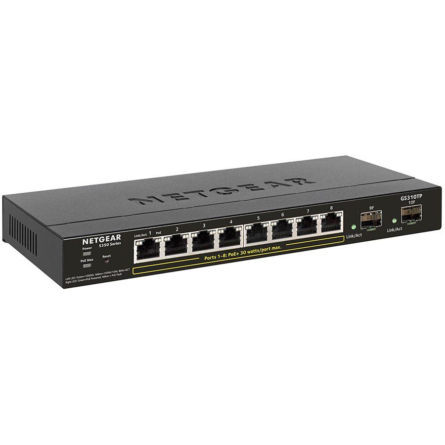 Netgear 10Port Switch 10/100/1000 GS310TP_1
