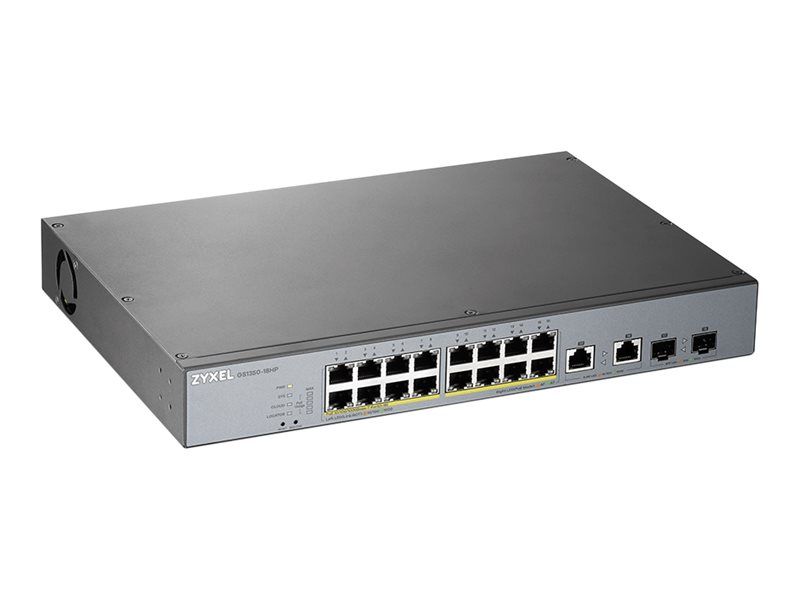 ZYXEL GS1350-18HP-EU0101F ZyXEL GS1350-18HP, 18 Port managed CCTV PoE switch, long range, 250W_3