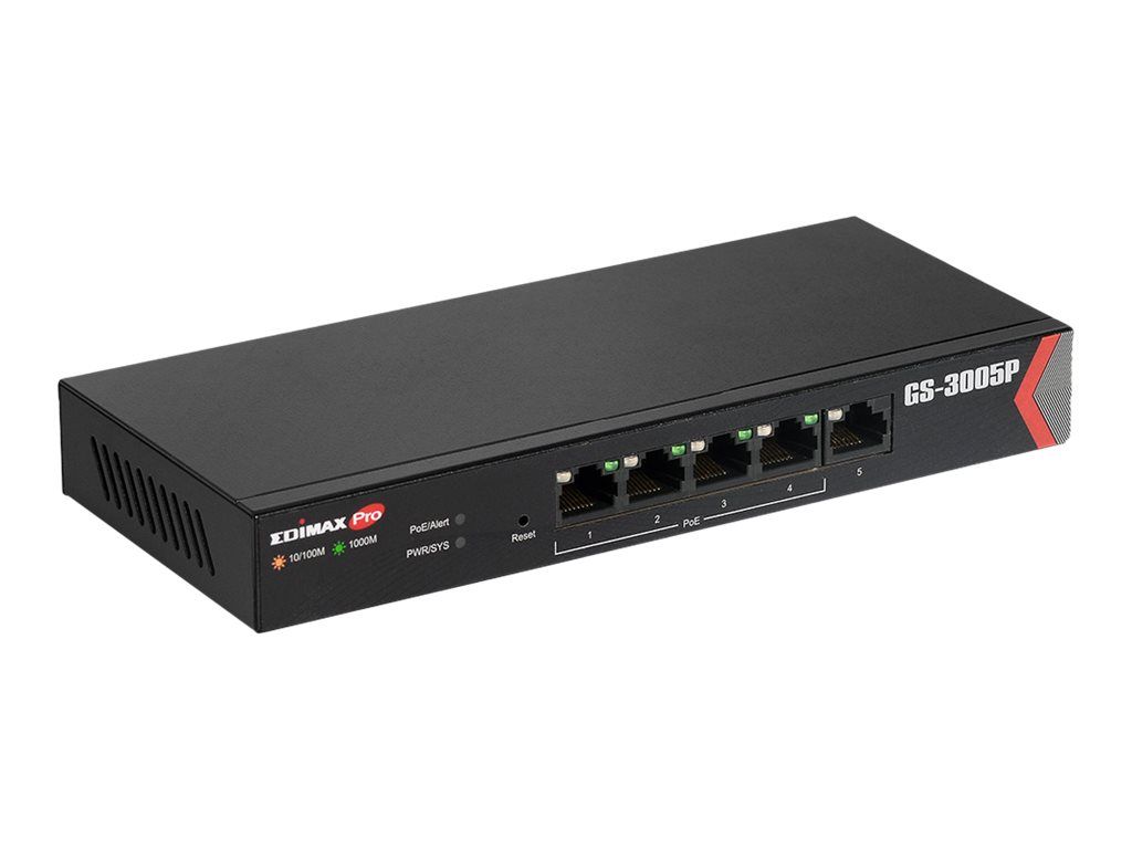 Switch EDIMAX GS-3005P (5x 10/100/1000Mbps)_3
