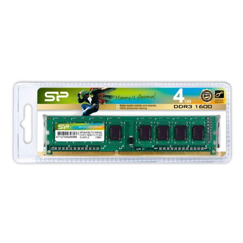 SILICONPOW SP004GBLTU160N02 Silicon Power DDR3 4GB 1600MHz CL11 1.5V_2