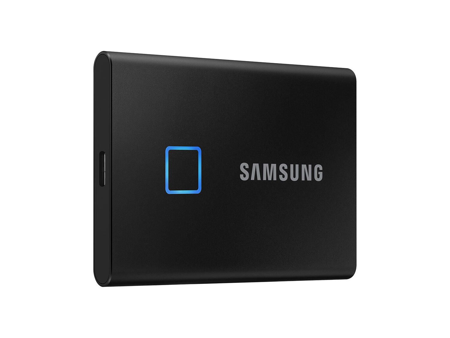 SSD extern Samsung Portable T7  Touch Series 2TB Black USB 3.2 (Gen2) Metallic Black_3