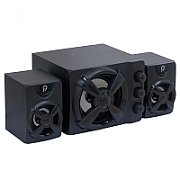 BOXE SPACER Gaming 2.1, RMS: 11W (2 x 3W + 5W), control volum, bass si inalte, subwoofer lemn MDF, 14 x LED, USB power, black,  SPB-THUNDER    (include TV 3 lei)