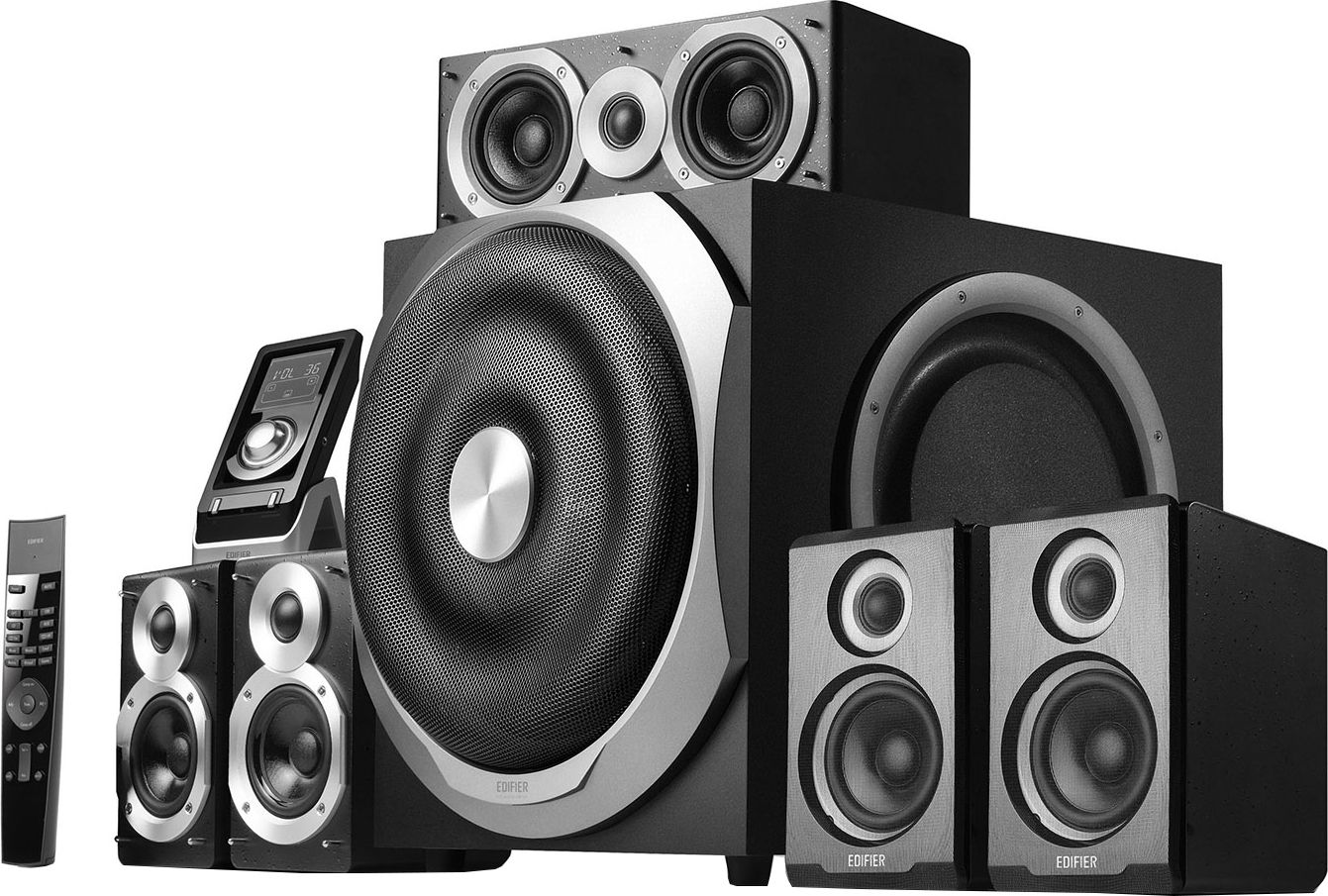 STAND PENTRU BOXE EDIFIER, dedicat pentru S1000DB, S2000PRO, design elegant, max. 17.5Kg, 290x652x355mm, brown&ampblack,  SS02 