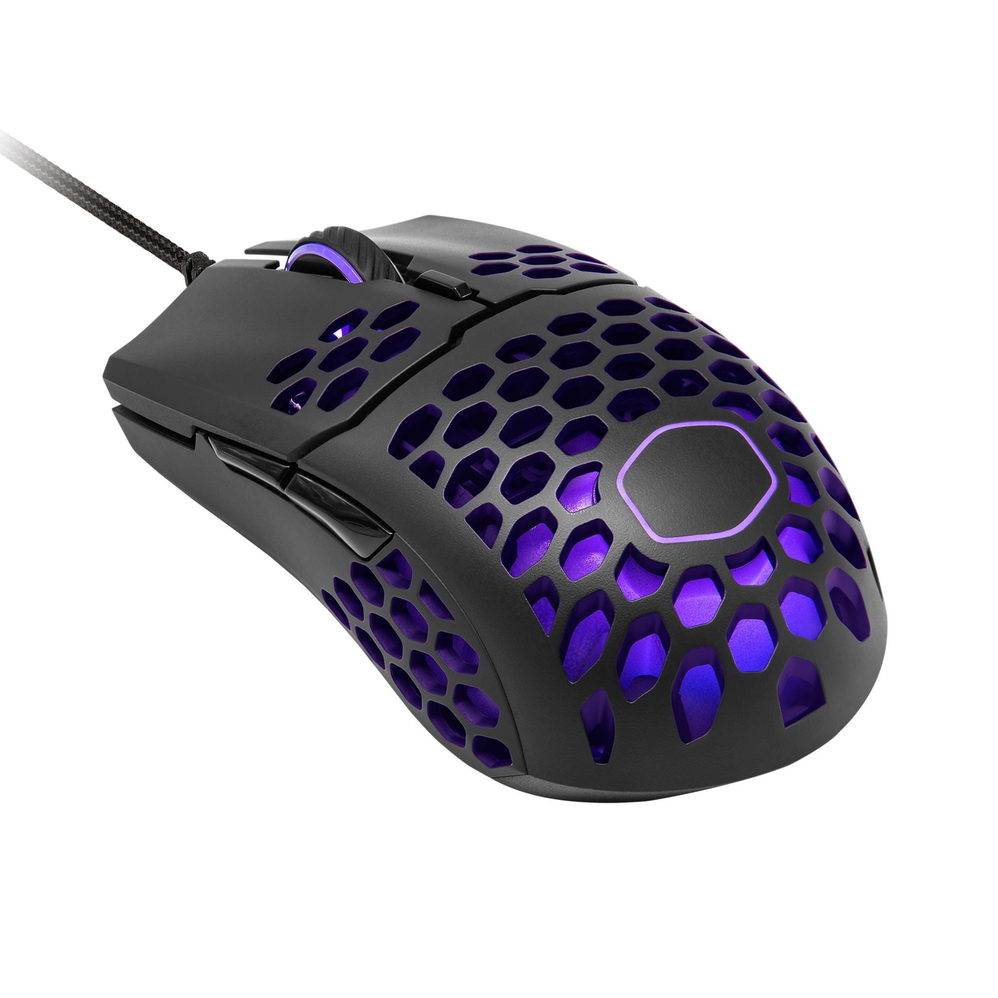 MOUSE COOLER MASTER,  MM711 , gaming, cu fir, USB, optic, 16000 dpi, butoane/scroll 6/1, iluminare, butoane programabile, negru,  MM-711-KKOL1  (include TV 0.15 lei)