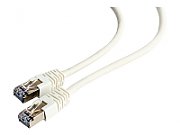 PATCH CORD FTP GEMBIRD Cat6, cupru-aluminiu, 0.5 m, alb, AWG26, ecranat  PP6-0.5M/W  (include TV 0.06 lei)