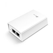 TP-Link, GB 48VDC PASSIVE POE ADAPTER, 2 x 10/100/1000Mbps RJ45 Port, auto MDI/MDIX, 1 x 100~240V / 50~60Hz AC Power Input Port.