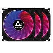 Ventilator Chieftec CF-3012-RGB ,120 x 120 x 25 mm ,1200 RPM ,Negru ,RGB