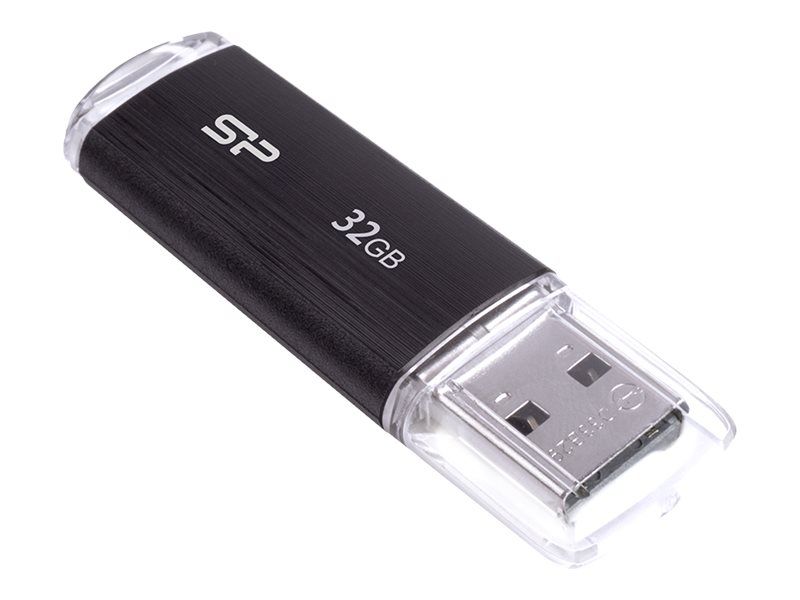 SILICONPOW SP032GBUF2U02V1K Silicon Power memory USB Ultima U02 32GB USB 2.0 Black_1