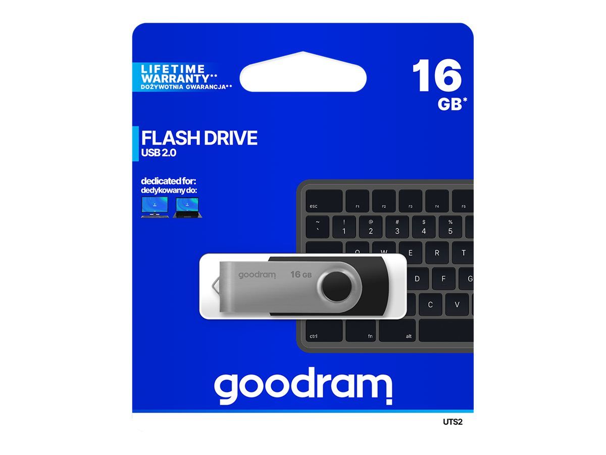 GOODRAM UTS2-0160K0R11 GOODRAM memory USB UTS2 16GB USB 2.0 Black_1