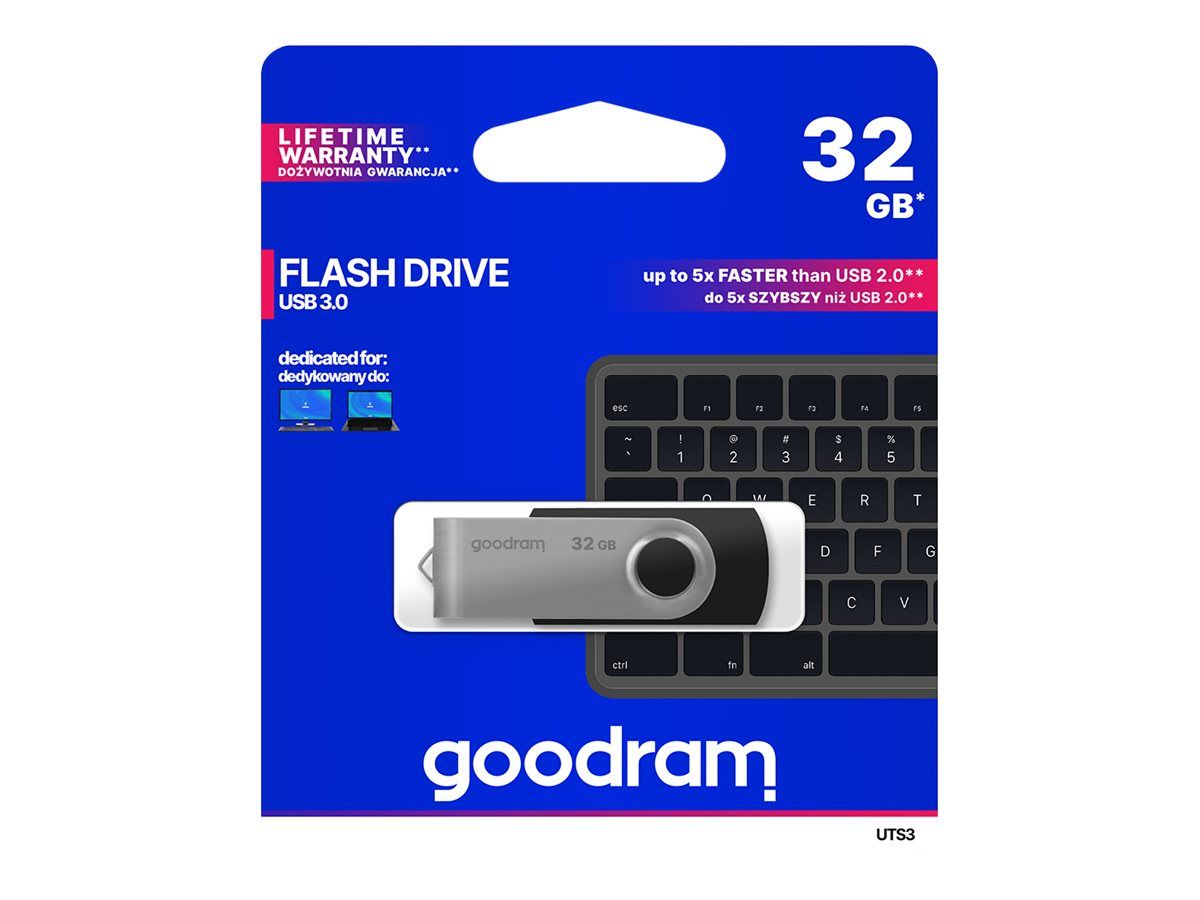 GOODRAM UTS3-0320K0R11 GOODRAM memory USB UTS3 32GB USB 3.0 Black_1