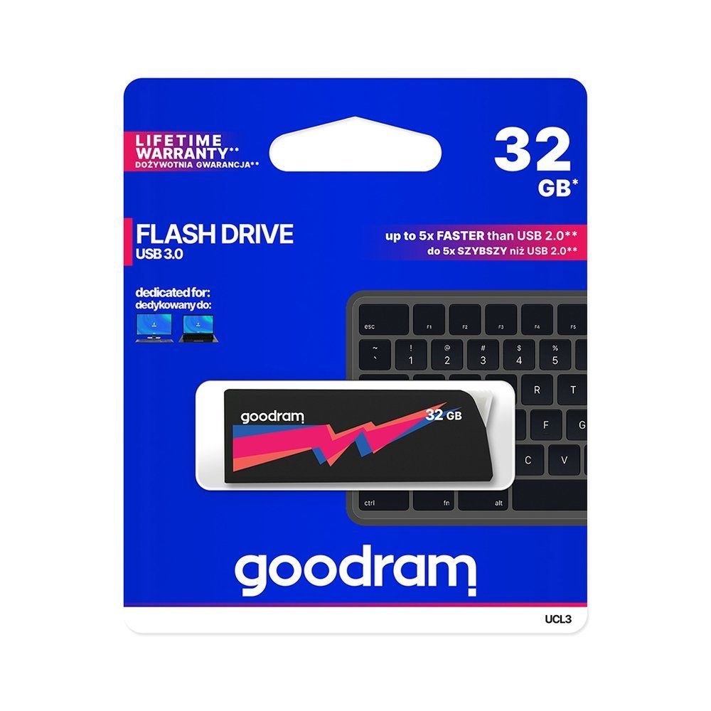 Goodram 32GB USB 3.0 USB flash drive USB Type-A 3.2 Gen 1 (3.1 Gen 1) Multicolor_2