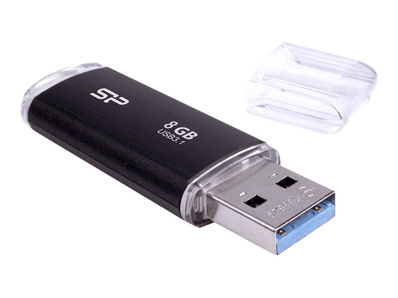 SILICONPOW SP008GBUF3B02V1K Silicon Power memory USB Blaze B02 8GB USB 3.0 Black