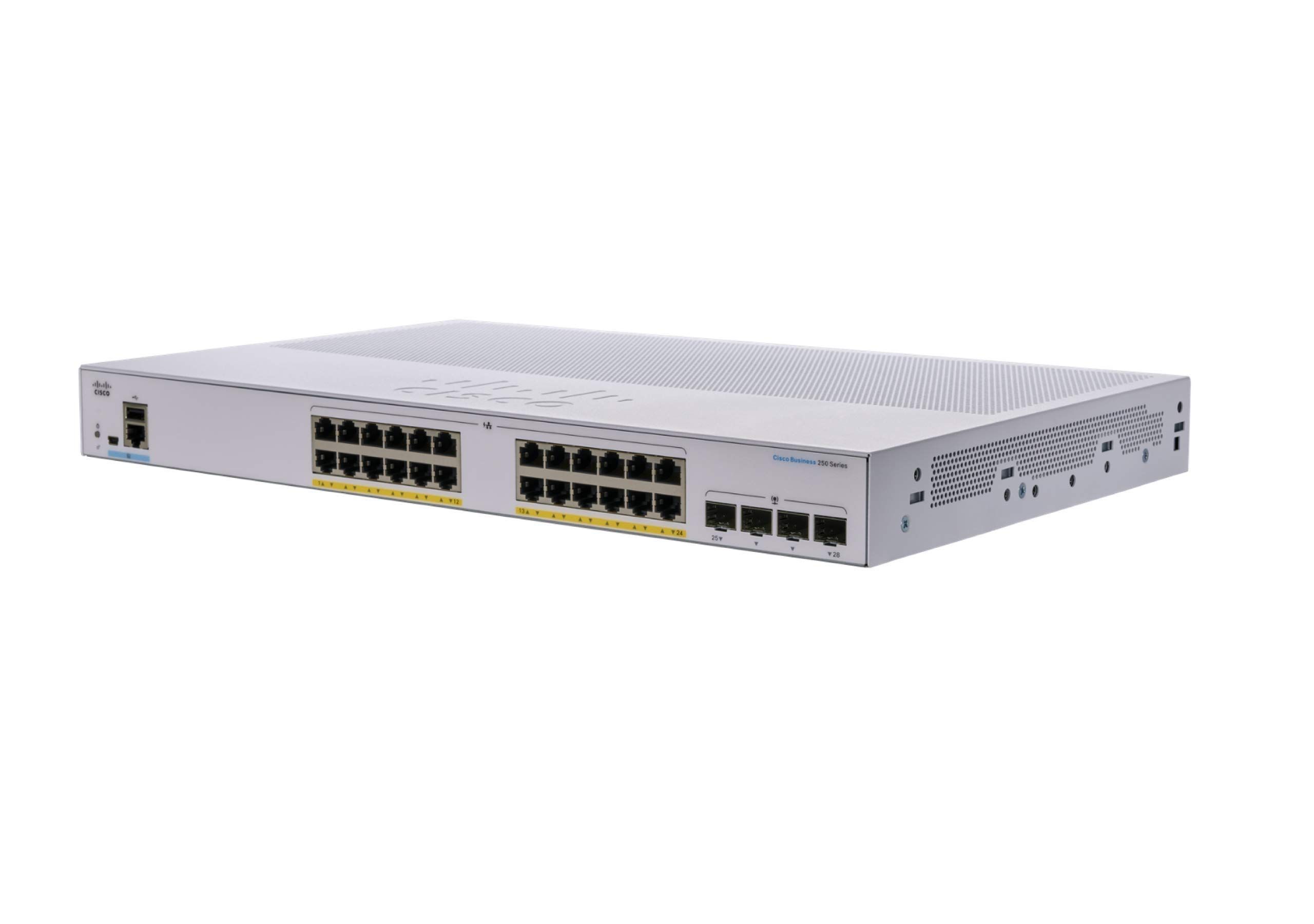 Cisco CBS250-24T-4G-EU network switch Managed L2/L3 Gigabit Ethernet (10/100/1000) Silver_1