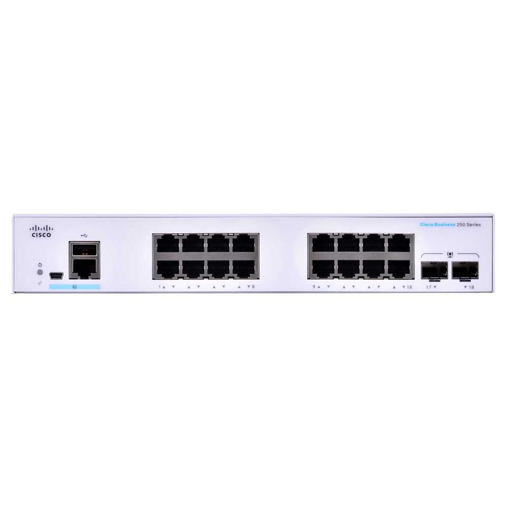 Cisco CBS250-16T-2G-EU network switch Managed L2/L3 Gigabit Ethernet (10/100/1000) Silver_2
