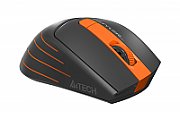 MOUSE A4tech,  FG30 , gaming, wireless, 2.4GHz, optic, 2000 dpi, butoane/scroll 6/1, , negru / portocaliu,  FG30 Orange  (include TV 0.15 lei)