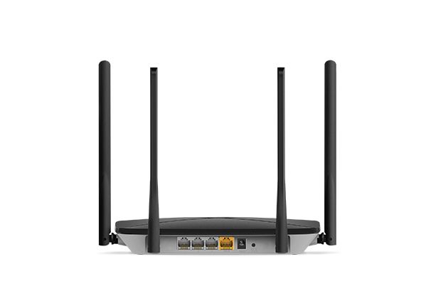 Router Wireless Mercusys Dual Band AC1200, AC12; Standarde Wireless: IEEE 802.11ac IEEE 802.11n IEEE 802.11g IEEE 802.11b IEEE 802.3 IEEE 802.3u; Frecvență: 2.390 - 2.4835GHz, 5.150 - 5.825GHz; 4x antene de 5dBi ​omnidirecționale; 4x porturi LAN 10/100Mbps, 1x port WAN 10/100Mbps; Alimentare_2