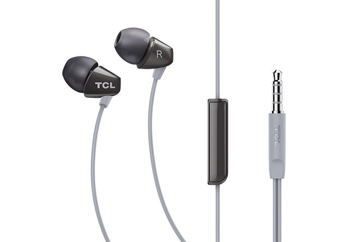 TCL In-ear Wired Headset ,Frequency of response: 10-22K, Sensitivity: 105 dB, Driver Size: 8.6mm, Impedence: 16 Ohm, Acoustic system: closed, Max power input: 20mW, Connectivity type: 3.5mm jack, Color Phantom Black_3