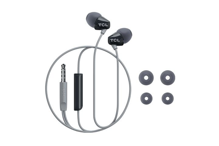 TCL In-ear Wired Headset ,Frequency of response: 10-22K, Sensitivity: 105 dB, Driver Size: 8.6mm, Impedence: 16 Ohm, Acoustic system: closed, Max power input: 20mW, Connectivity type: 3.5mm jack, Color Phantom Black_5