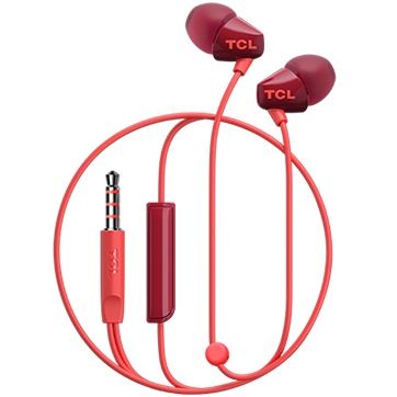 TCL In-ear Wired Headset ,Frequency of response: 10-22K, Sensitivity: 105 dB, Driver Size: 8.6mm, Impedence: 16 Ohm, Acoustic system: closed, Max power input: 20mW, Connectivity type: 3.5mm jack, Color Sunset Orange_2