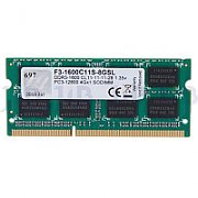 Memorie laptop G.Skill F3-1600C11S-8GSL 8 GB DDR3L 1600 MHz CL11