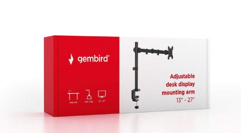Gembird MA-DF1-01 monitor mount / stand 68.6 cm (27