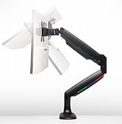 SUPORT de birou KENSINGTON, pt 1 TV/monitor plat, curbat, diag. max 34 inch, rotatie, inclinare, pivotare, orizontala, verticala, totala, max 9 Kg,  K59600WW 